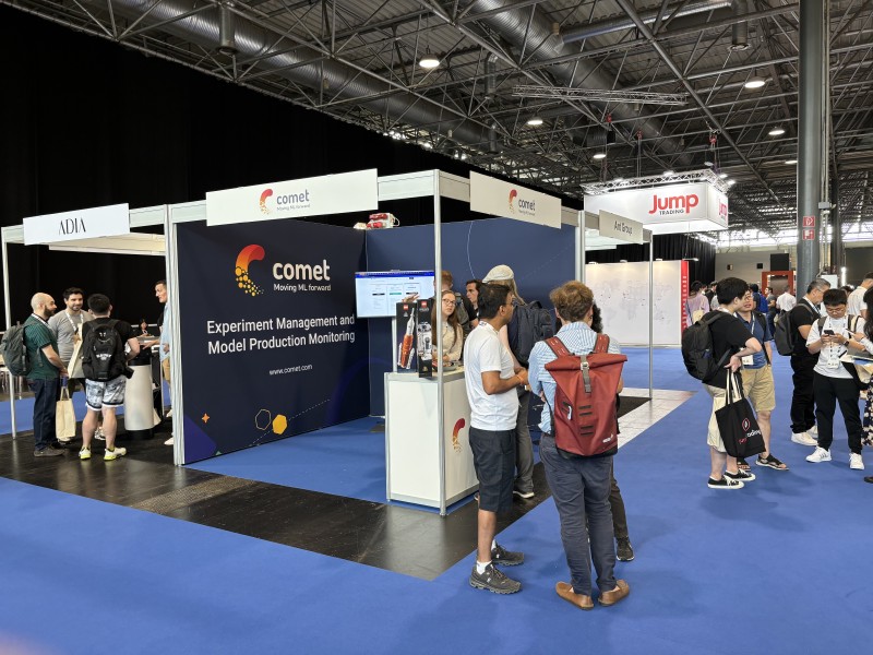 Various exhibition hall stands: AIDA, Comet, Jump