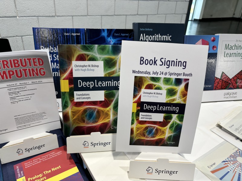 Springer Booth&rsquo;s book signing