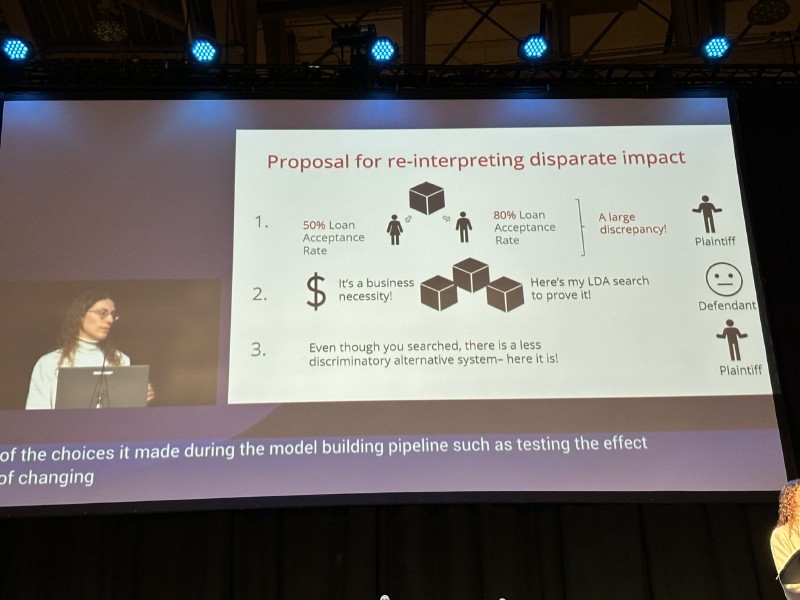 A diagram explaining the three steps of the proposal for re-interpreting disparate impact