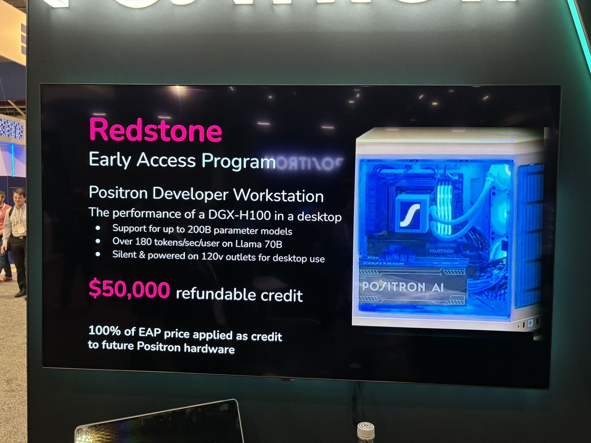 Positron Developer Workstation: $50,000 refundable credit
